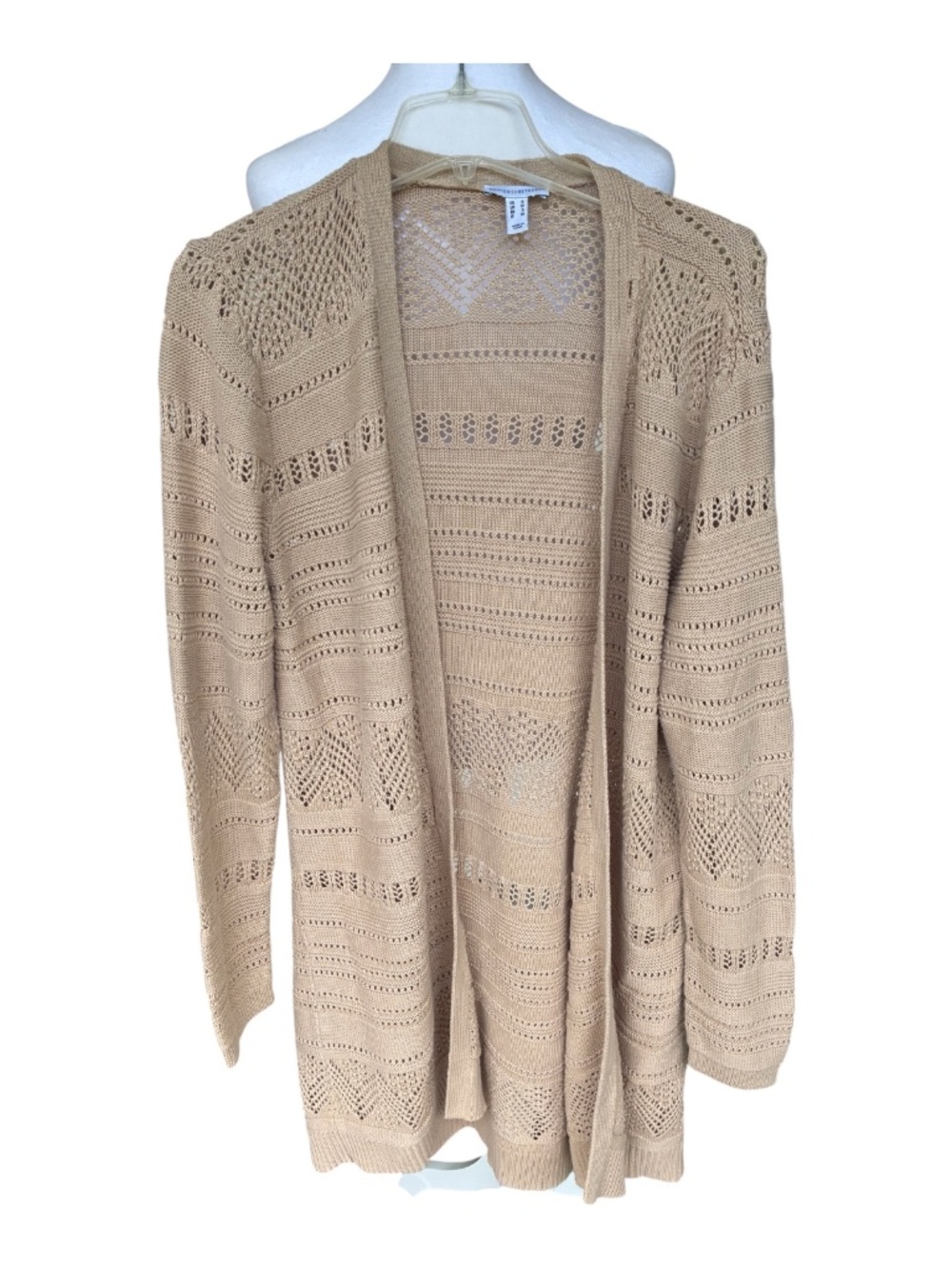 Canyon Retreat Beige Cardigan-Size S